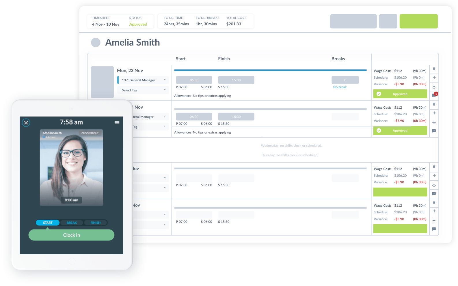 software gestionale per timbratura e presenze del personale